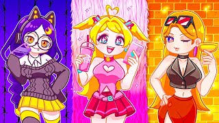 Barbie vs Bratz: One Color Challenge GONE WRONG?! 🎨👑