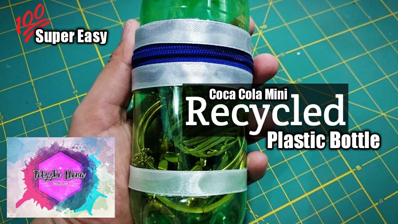 Recycled Coke sakto Plastic Bottle DIY Travel Container Mini Small