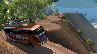 very long journey - dangerous roads in the country - Euro Truck Simulator 2