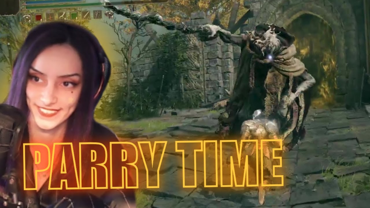 DAGGER PARRY ONLY (NO HEALS)  on Margit, The Fell Omen NG+3