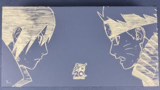 24K D Plated Naruto 20Th Anniversary Cards By Card Fun