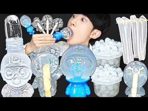 ASMR CLEAR HONEY JELLY FOOD <strong>RECIPE</strong> <strong>PARTY</strong> 직접 만든 투명 꿀 젤리 디저트 먹방 DESSERTS CANDY MUKBANG EATING SOUNDS