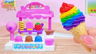 Rainbow Ice Cream Ideas Satisfying Miniature Rainbow Ice Cream Cake Decorating Ideas Sweet Baking