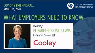 COVID-19 Briefing Call: What Employers Need to Know