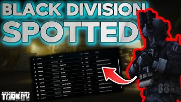 BLACK DIVISION Spotted in TARKOV—But NOT Where You