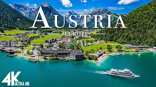 FLYING OVER AUSTRIA (4K UHD) - Relaxing Music Along With Beautiful Nature Videos - 4K Video HD