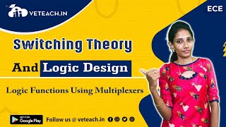Logic Functions Using Multiplexers || Switching Theory and Logic Design || ECE || JNTU-K screenshot 5