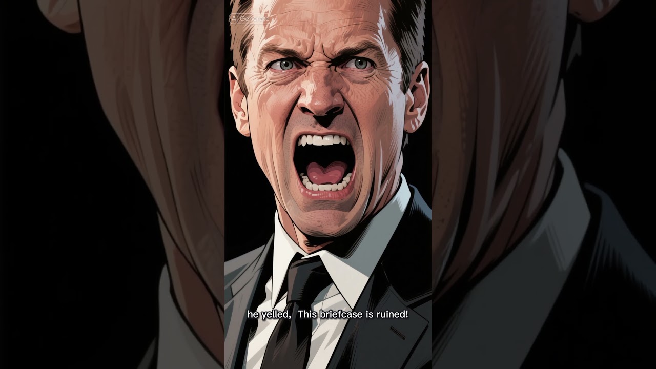 He Yelled About His "Ruined" Briefcase... Then Saw His Real One.