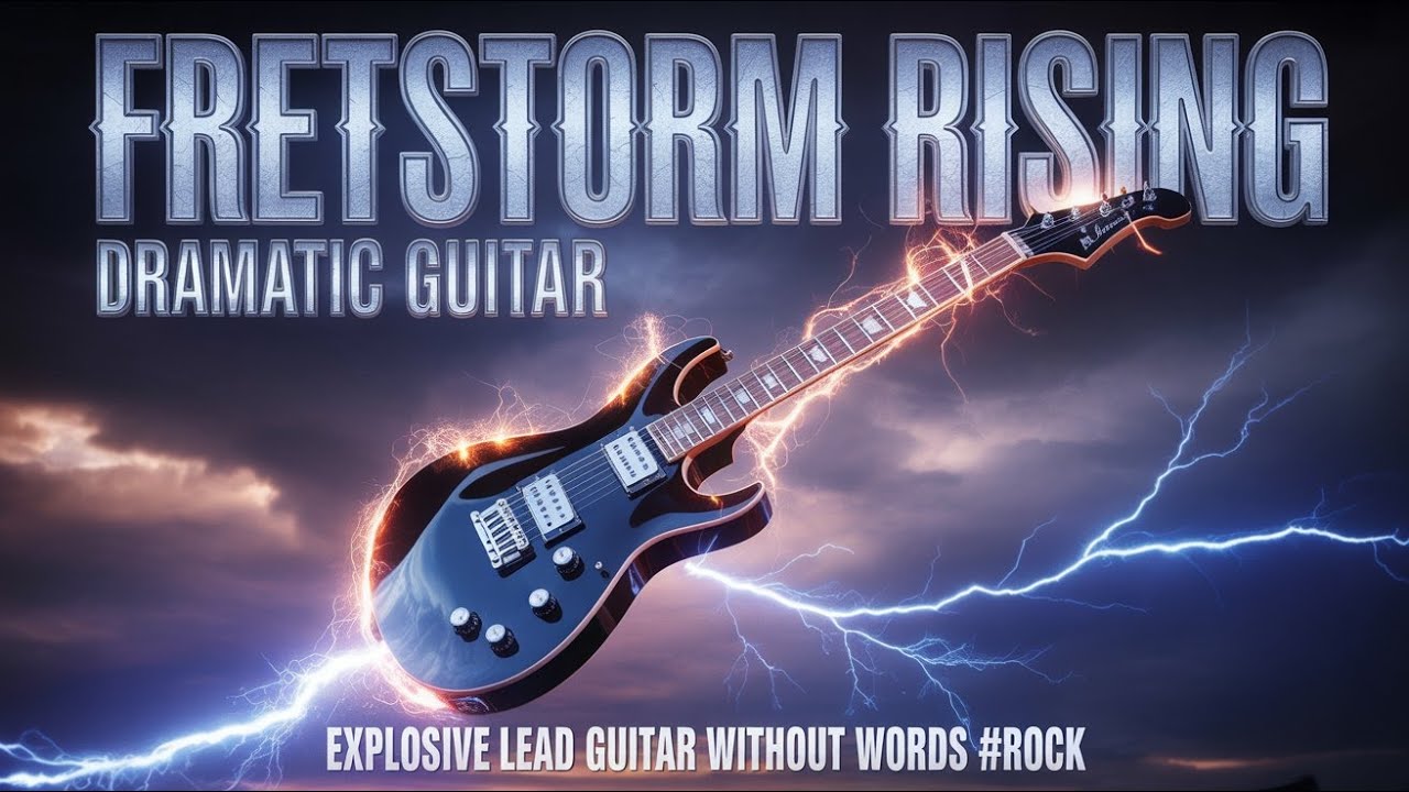 Fretstorm Rising | Dramatic Guitar | Explosive Lead Guitar Without Words #rock