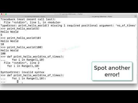 video3 4 Step 03   Introduction to Python Methods   Arguments and Parameters
