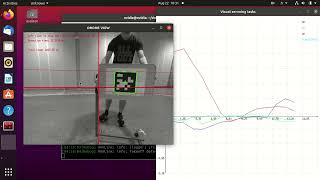 Visual features used to visual-servo a DJI-F450 Wealth