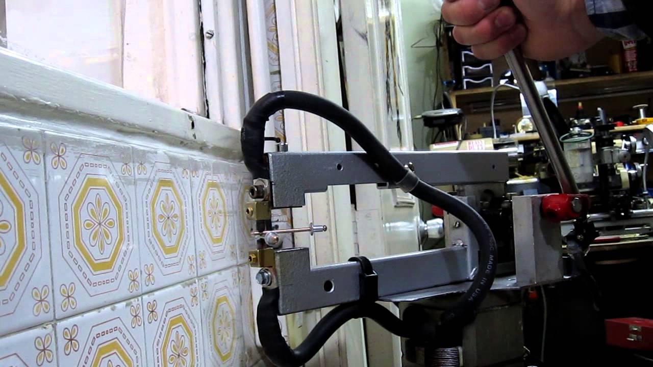 soldador de punto con transformador de microondas - YouTube