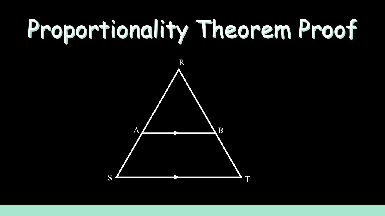 Proportionality Theorem Proof | Grade 12 Mathematics Euclidean Geometry ...