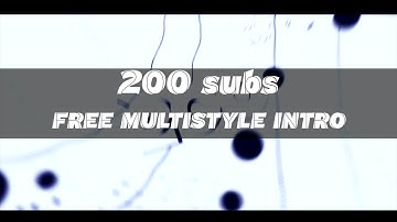 [C4D + Ae]⭐ Intro for 200 subs ⭐ (Download in desc.)