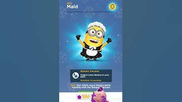 Minion Rush How to Unlock Maid
