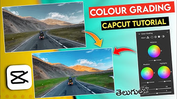 Capcut video editing telugu | cinimatic colour grading | capcut tutorial