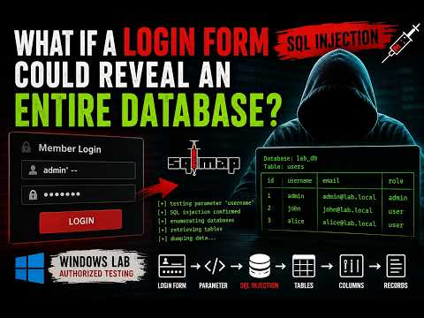 How Hackers Exploit Login Pages in Minutes (SQLMap)