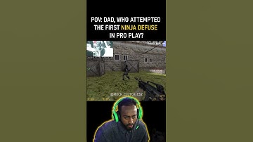 POV: Dad, who attempted the FIRST NINJA DEFUSE in pro play? 🤔 #cs2 #cs #csgo #pov #spawn