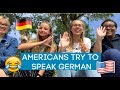 AMERICANS TRY TO SPEAK GERMAN PART 2 // AUSLANDSJAHR USA 2018/19