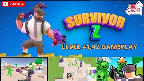 🎮Survivor Z : Loot🪙 And Survive🔫 Level 41 & 42 New Updated Gameplay #survivorz #gameplay #gaming