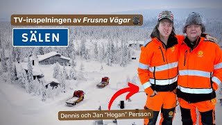 Inspelning i Sälen av ny säsong av Frusna vägar