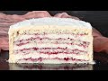 НЕЖНЕЙШИЙ КОКОСОВЫЙ ДАКУАЗ с МАЛИНОЙ 🥥Raspberry coconut cake recipe