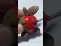 ADORABLE CLAY APPLE &amp; SPICY CHILI FIGURES 🌶️🍎 | EASY DIY SCULPTING#viral
