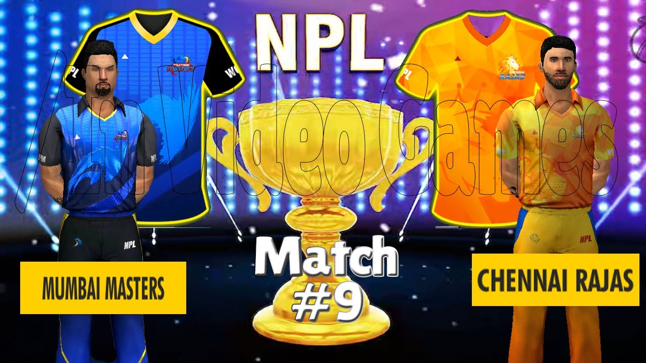 #9 MUM vs CHE - Mumbai vs Chennai - NPL / IPL 2020 WCC 3 World Cricket Championship Live Stream