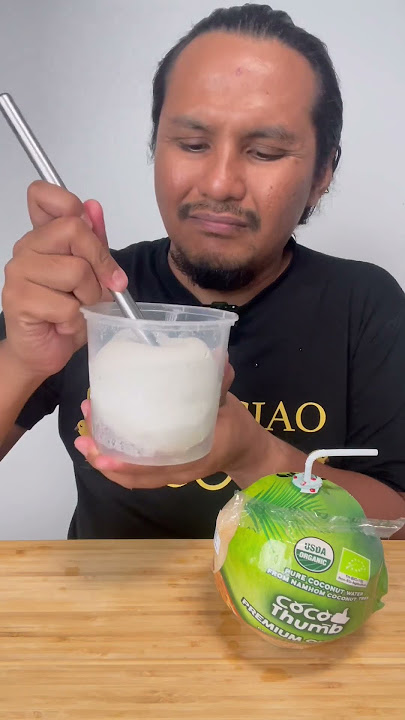 Baik beli air kelapa ni