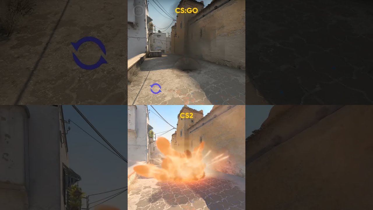 CS2 Details Vs CS GO Shorts Cs2 Csgo