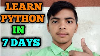LEARN PYTHON IN 7 DAY IN ANDROID......BASIC HACKING (HINDI/ENGLISH)