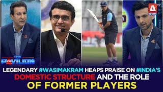 Legendary #WasimAkram heaps praise on #India's domestic structure and the role of former players