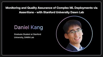 Monitoring and Quality Assurance of Complex ML Deployments via Assertions - with Stanford Dawn Lab