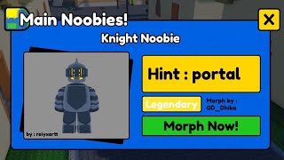 How to get KNIGHT Noobie in FIND THE NOOBIES MORPHS [ PORTAL ] Roblox screenshot 4