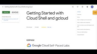 Getting Started with Cloud Shell and gcloud || Qwiklabs || GSP002