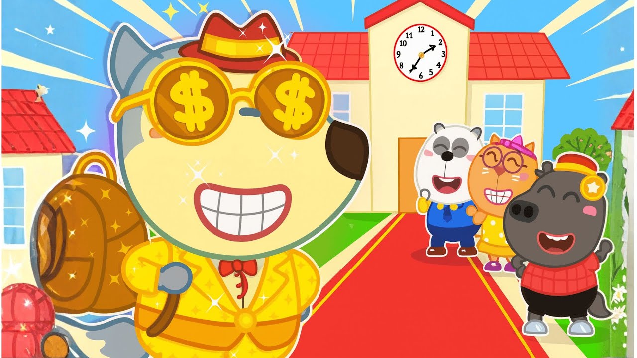 Rich vs Normal Kid! 💰 Lycan Learns Kindness at School