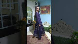 𝐆𝐔𝐋𝐍𝐀𝐙 - Navy Blue Alharirapparel.com