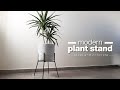 DIY Plant Stand - Modern design concrete and steel - Weekend project