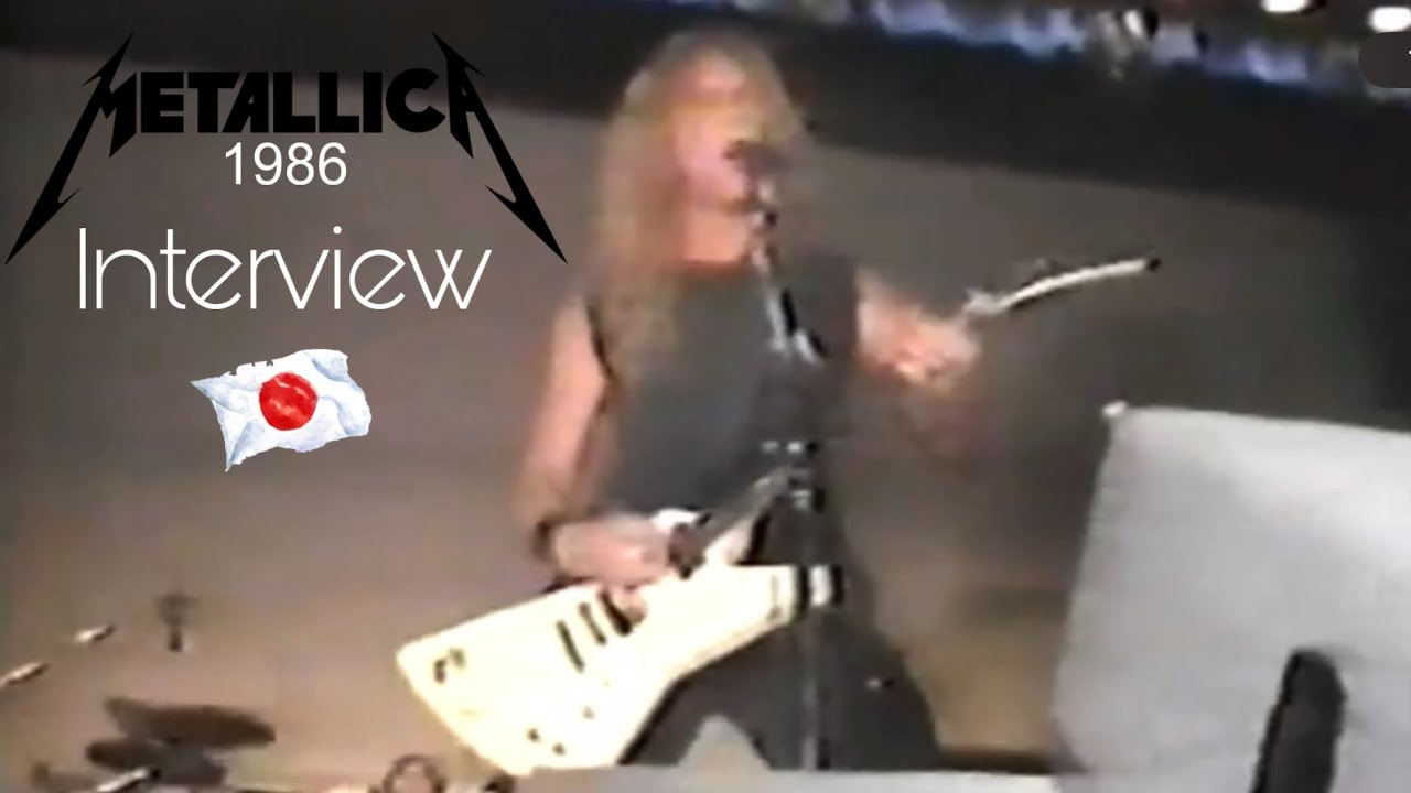 Very Rare Metallica Interview 1986 | Master of Puppets Era | Metallica Live 1986 Japan | Funny