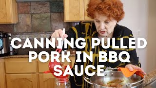 Canning Pulled Pork in BBQ Sauce