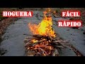 Cómo Hacer Una Hoguera O Fuego De Campamento Fácil y Rápido