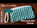 How to Crochet the Moroccan Tile Stitch Purse