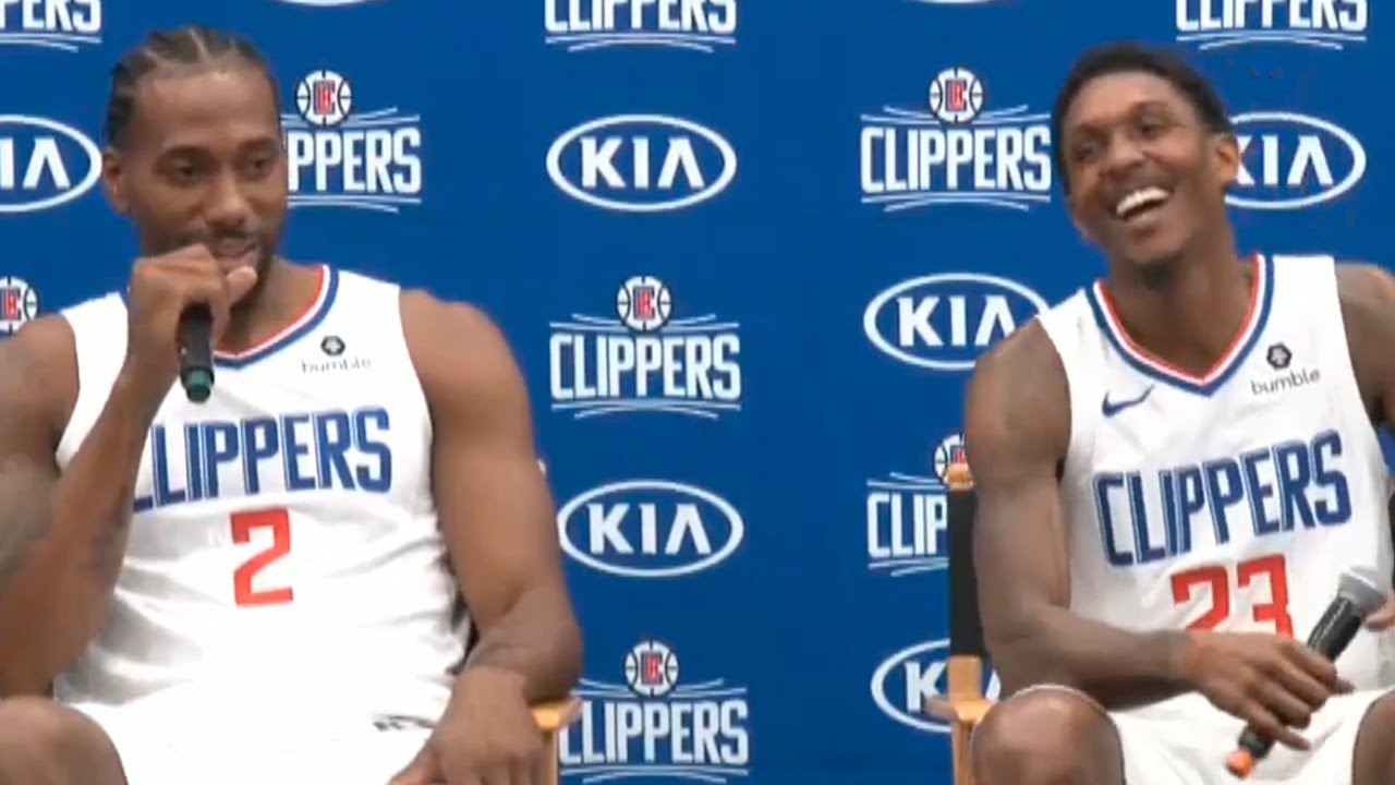 Kawhi Leonard & Lou Williams - 2019 NBA Media Day - September 29
