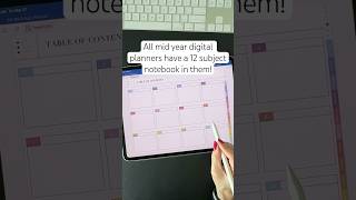 All 26-27 digital planners have a 12 subject notebook in them.