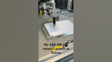 My first ABB IRB 120 robotics project #robot