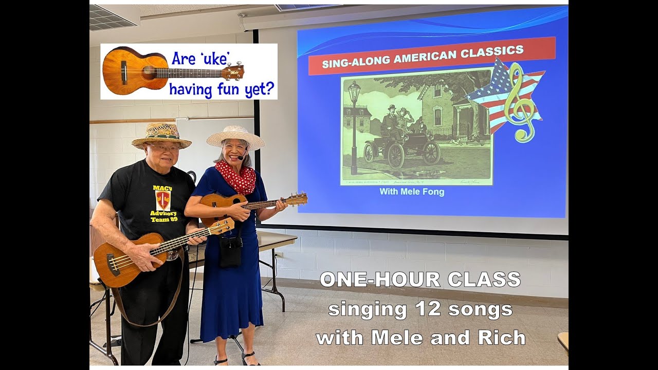 Sing-Along with Mele Fong | 1-hour of American Songs with stories, strums, lyrics, and chords (2023)