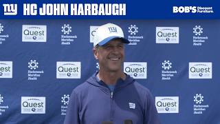 John Harbaugh on Gearing Up for Training Camp in West Virginia | New York Giants