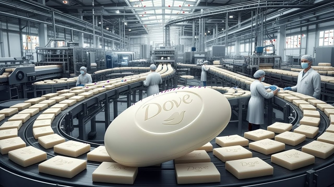 Inside modern Factory | How Dove Soap Is Made Step by Step
