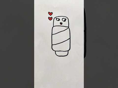 رسم ممحاة كيف ترسم ممحاة كيوت خطوة بخطوة رسم سهل للاطفال تعليم الرسم للمبتدئين Shorts