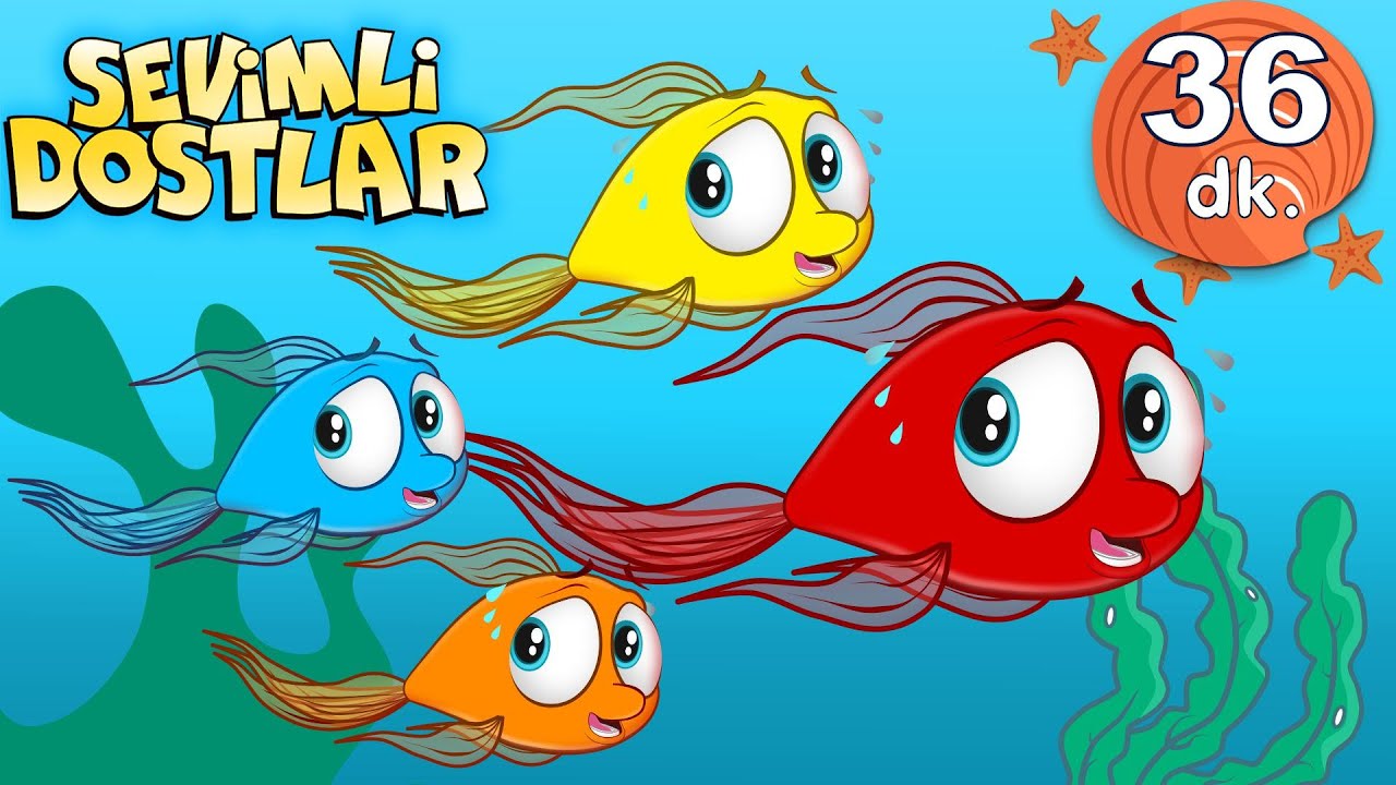 KIRMIZI BALIK Sevimli Dostlar ile en yeni kırmızı balık çocuk şarkısı | Bebek Şarkıları